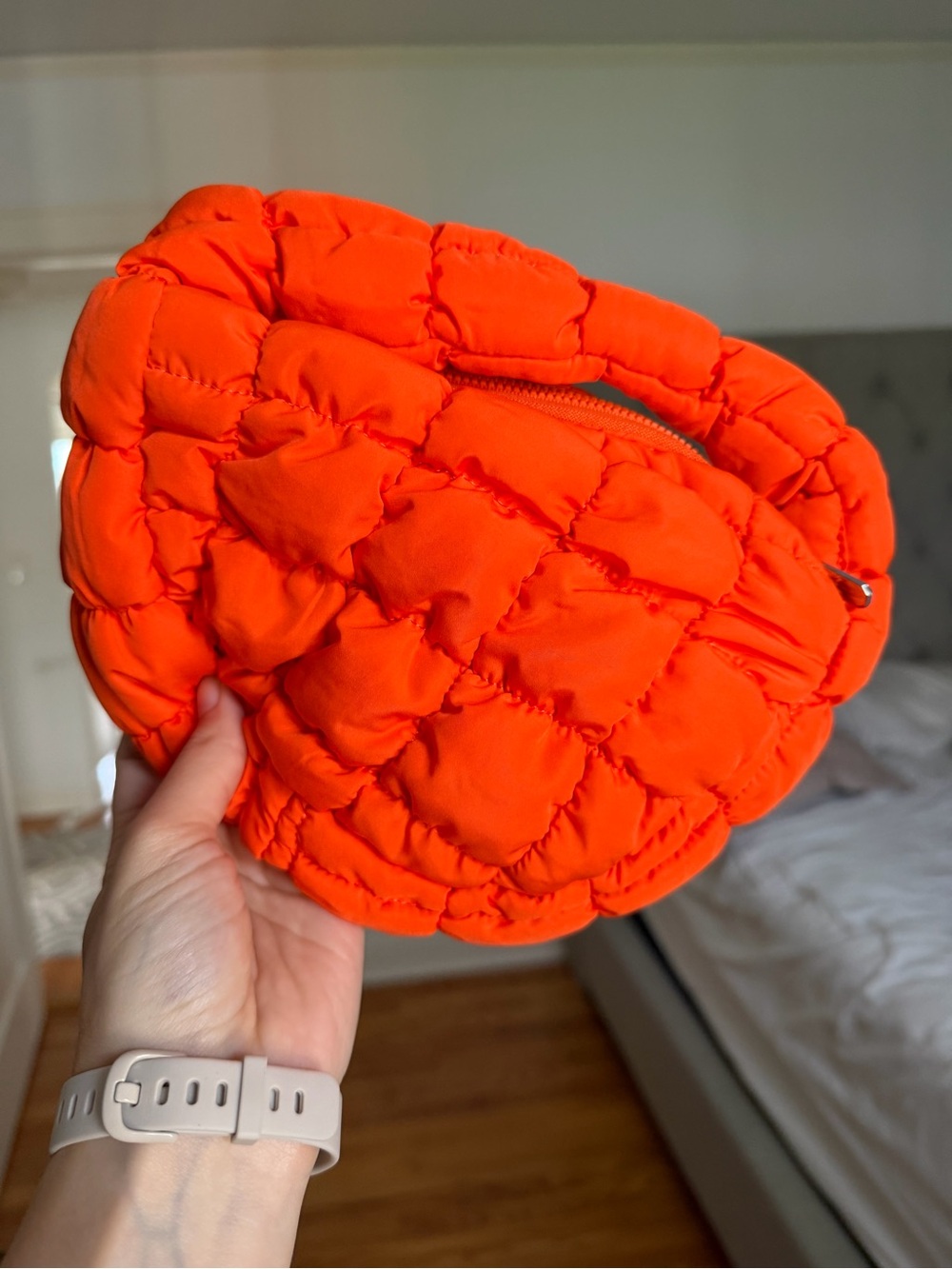 Mini Cloud Puffer Bag - Tangerine Dream ☁️ 🍊